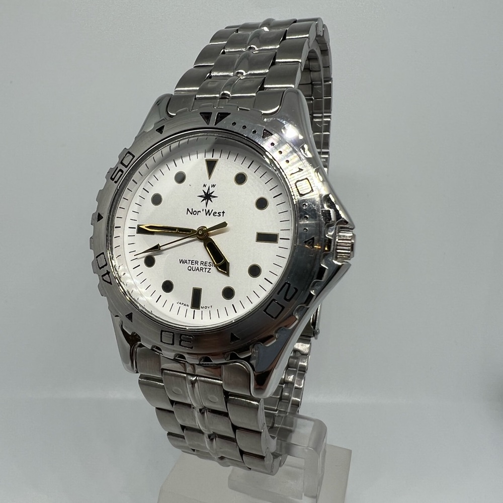 Black/Gold Lined Dot Nor’West Watch